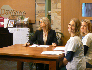 Daytime Tri-Cities appearence to promote A Place Of Healing big fundraiser
