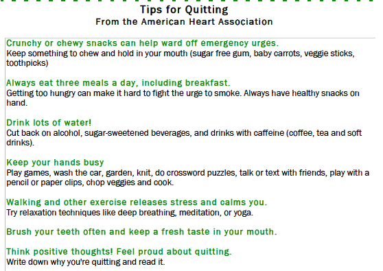 quit smoking